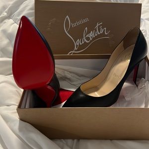 Christian Louboutin classic high heel. NEVER WORN!